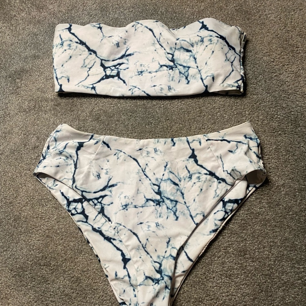 tiedye bathing suit